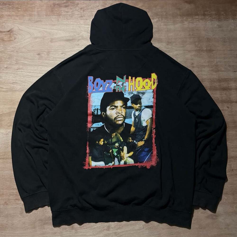 Boyz N The Hood Hoodie XL Black Ice Cube Movie Hip Hop Streetwear